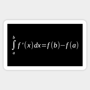 Fundamental Theorem Of Calculus T-Shirt Math Teacher Newton Sticker